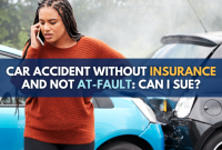 Not having insurance in the event of an accident