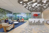 Aaa headquarters creek walnut office tour hga officelovin varied heights allow workstations embrace theme trip california road american